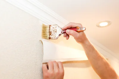 Pose de papier peint à Ascarat — revêtements muraux et toiles de verre